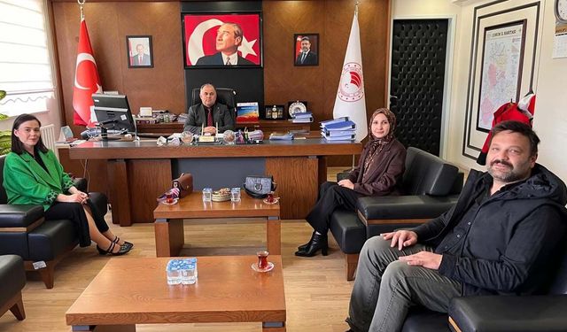 Çorum Barosu yönetiminden İl Tarım Müdürü Hasan Taş’a ziyaret