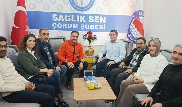 Ahmet Saatci'ye başarılar dilediler