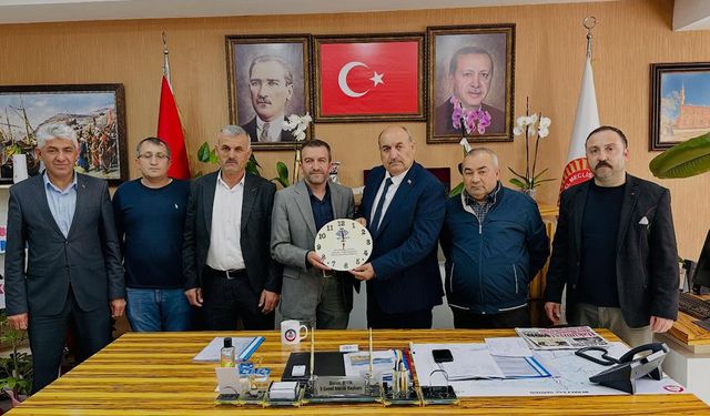 Hallıder’den Duran Bıyık’a hayırlı olsun ziyareti