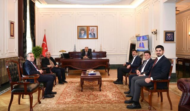 Veli Gündüz Şahin’den Vali Yakup Canbolat’a ziyaret