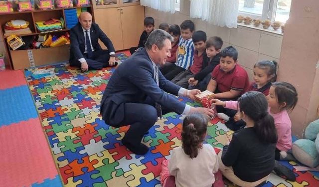 Yukarıörenseki İlkokulu’na ziyaret