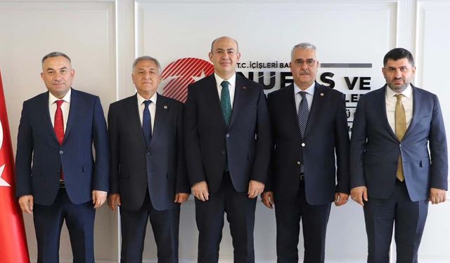 Yusuf Ahlatcı’dan Mehmet Levent Kepçeli’ye ziyaret