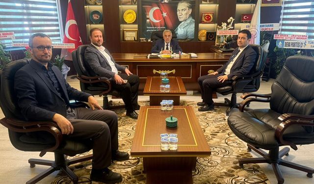 İl Müdürü Yeşilyurt’tan Recep Gür’e ziyaret