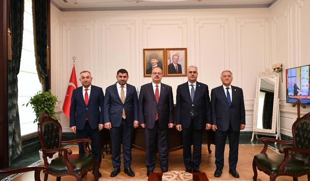 Yusuf Ahlatcı Ankara Valisi Yakup Canbolat ile görüştü