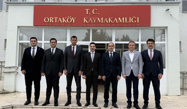 Kaymakam Şapaloğlu’na ilçe kaymakamlarından ziyaret