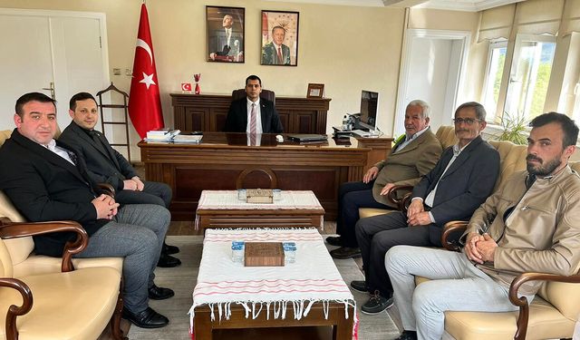 MHP Kargı teşkilatından kurum müdürlerine ziyaret