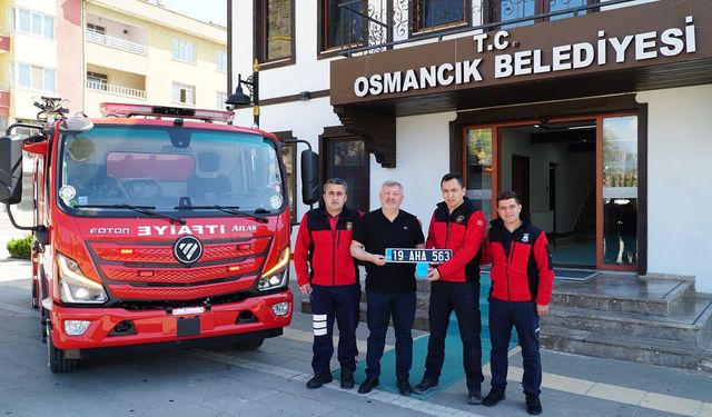 Osmancık Belediyesi’nin araç filosu güçleniyor