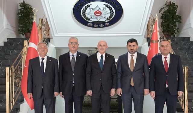 Yusuf Ahlatcı’dan Ankara Emniyet Müdürü Maksut Yüksek’e ziyaret
