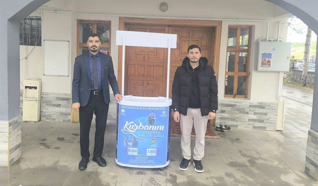 Boğazkale’de vekâletle kurban standı açıldı