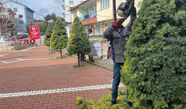 Ortaköy’de peyzaj çalışmaları sürüyor
