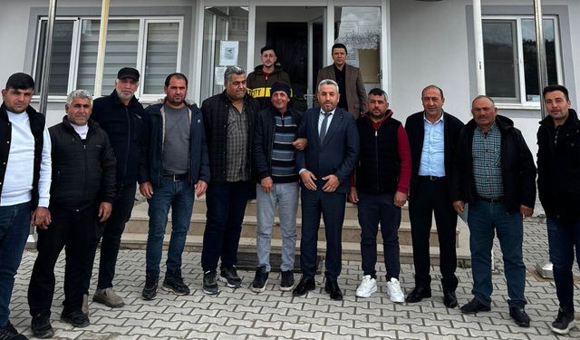 Bekişler köyü üreticilerinden Mecitözü Süt Birliği’ne teşekkür