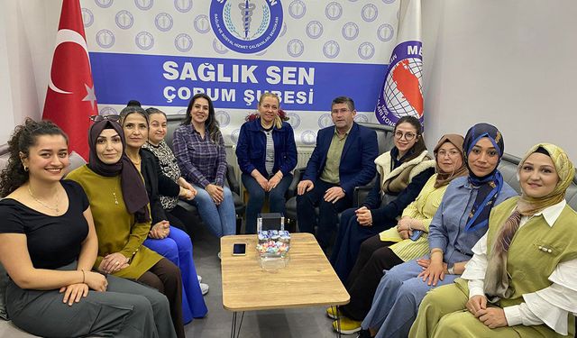 Kadın Komisyonu’ndan Ahmet Saatci’ye hayırlı olsun ziyareti