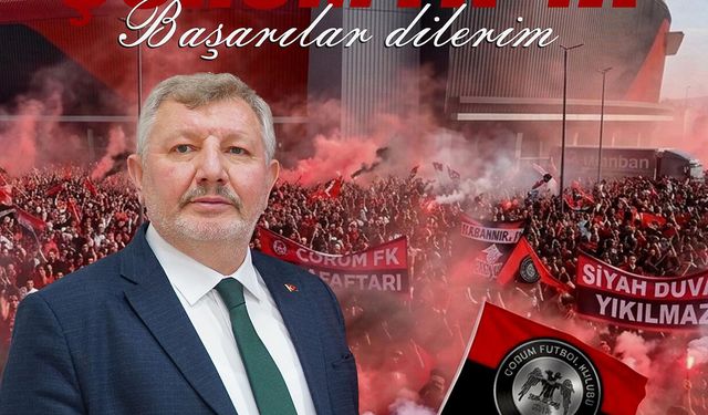 Başkan Gelgör’den Çorum FK’ya play-off desteği