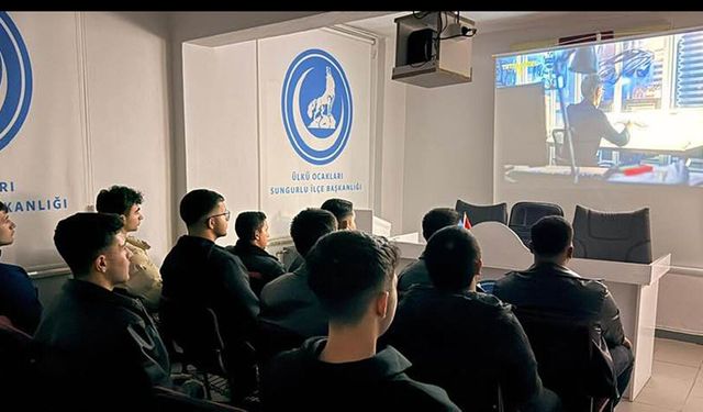 Ülkü Ocakları’nda belgesel ve “Bilgelik Damlası” programı