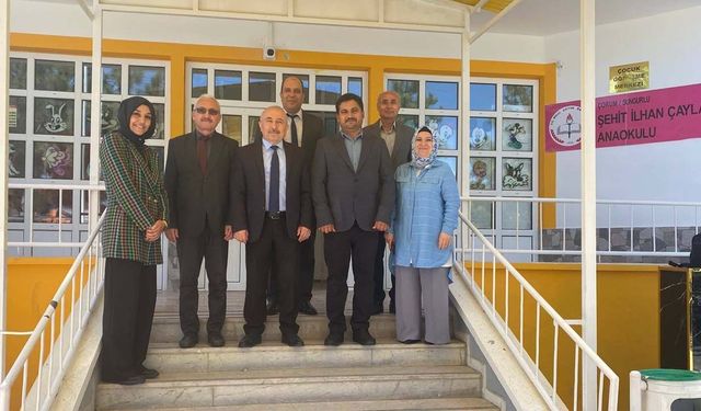 Şehit İlhan Çaylan Anaokulu çevre düzenlemesiyle dikkat çekiyor