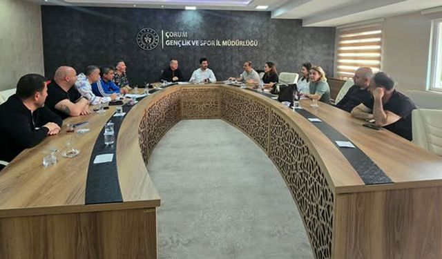 Çorum’da Gençlik Haftası hazırlıkları masaya yatırıldı