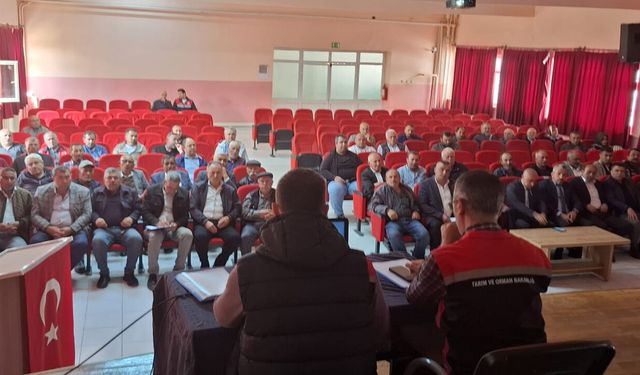 Mecitözü’nde çiftçilere tasarruflu sulama ve hibe desteği anlatıldı