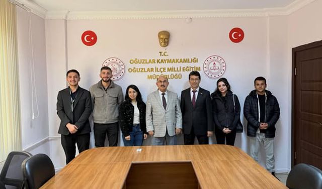 Yeşilay'dan İlçe Milli Eğitim Müdürü Atcıoğlu’na ziyaret