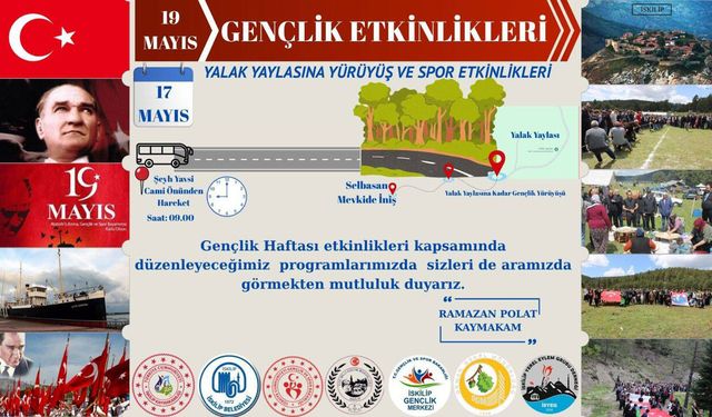 İskilip’te Yalak Yaylası’nda 19 Mayıs etkinliği düzenlenecek