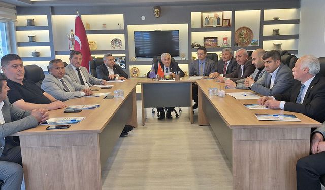 ÇESOB’da yeni dönemin ilk yönetim kurulu toplantısı yapıldı