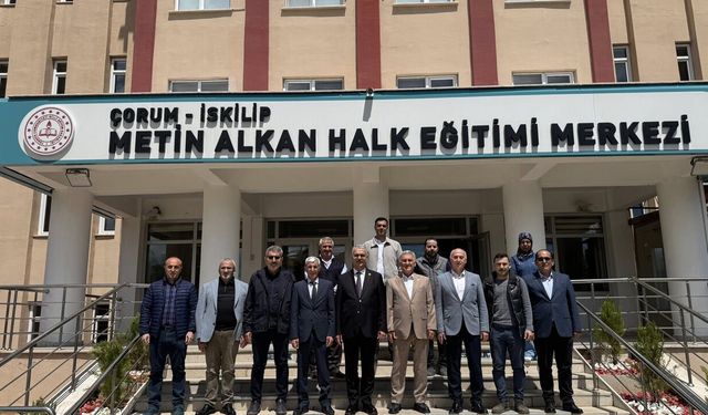 Ahlatcı İskilip Halk Eğitim Merkezi’ni ziyaret etti