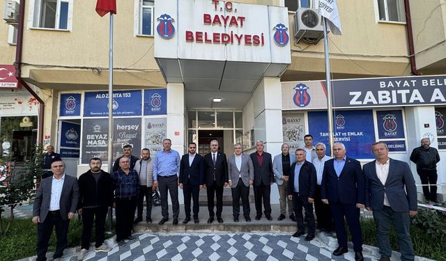 Milletvekili Ahlatcı’dan Bayat Belediyesine ziyaret