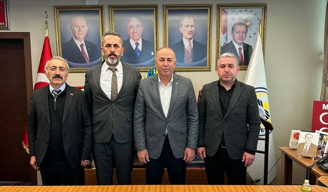 Türk Eğitim-Sen yöneticilerinden Başkan Arslan’a ziyaret
