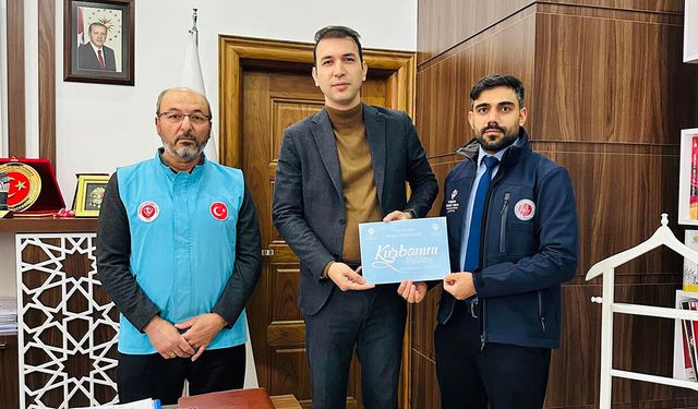 Kaymakam Mustafa Düzgün kurban vekâletini TDV’ye verdi