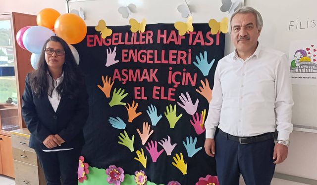 Mecitözü’nde “Engelleri Aşmak İçin El Ele” sergisi açıldı