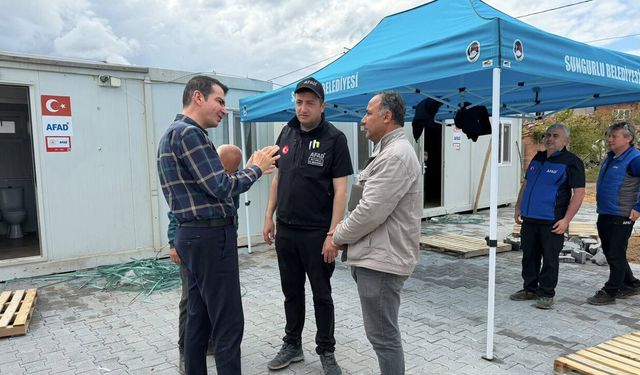 Sungurlu’da hortum afetinin yaraları sarılıyor