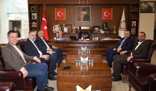 Tahtasız’dan Amasya Belediyesi’ne ziyaret