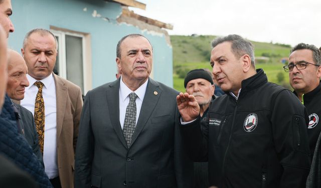 Hortumun zarar verdiği köylerde incelemeler sürüyor