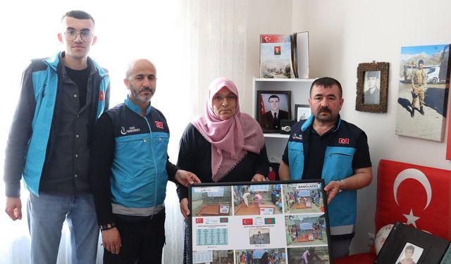 Yesevi Hareketi’nden şehit ailesine anlamlı ziyaret