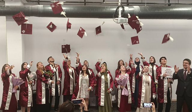 İskilip MYO’da mezuniyet coşkusu yaşandı