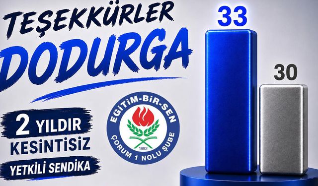 Eğitim-Bir-Sen Dodurga’da yetkisini yeniledi