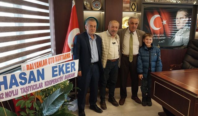 Başkan Recep Gür’e hayırlı olsun ziyareti sürüyor