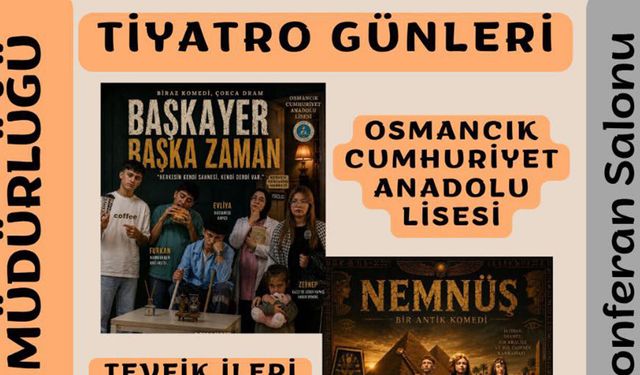 Osmancık Tiyatro Günleri final oyunlarıyla sona eriyor