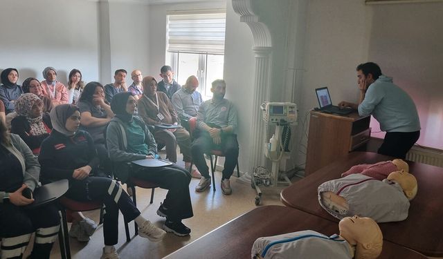 Mecitözü Devlet Hastanesi’nde CPR eğitimi düzenlendi
