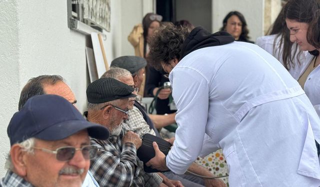 Abdalata Köyü’nde sağlık taraması gerçekleştirildi