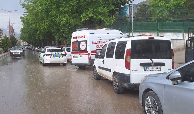 İskilip’te öğrenciye araç çarptı