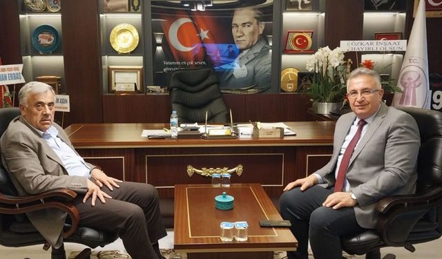 Başkan Cebeci’den Recep Gür’e hayırlı olsun ziyareti