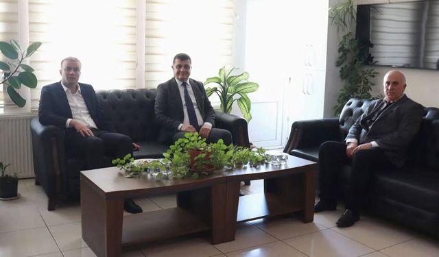 Kaymakam Dinçer’den oda ve kooperatiflere ziyaret
