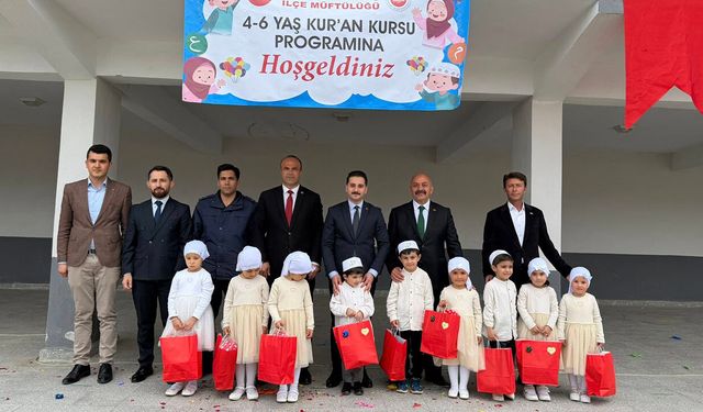 Ortaköy’de 4-6 yaş Kur’an kursu kapanış programı düzenlendi