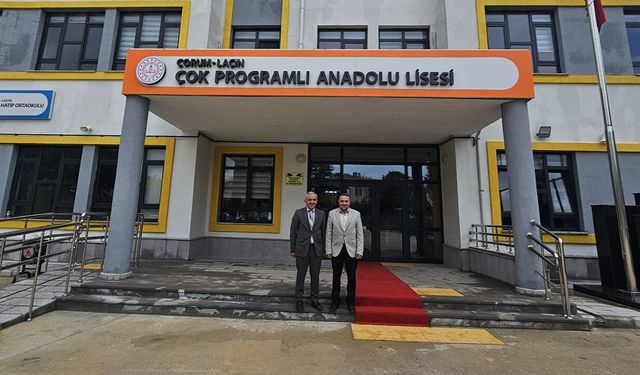 Yazar Mahir Odabaşı Laçin ÇPAL öğrencileriyle buluştu