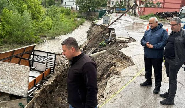 Kuvvetli yağış İskilip’i vurdu: Belediye ekipleri seferber oldu