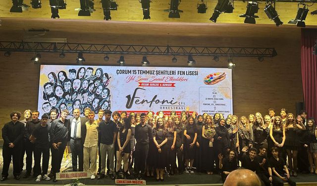 15 Temmuz Şehitleri Fen Lisesi’nden sanat dolu yıl sonu şöleni