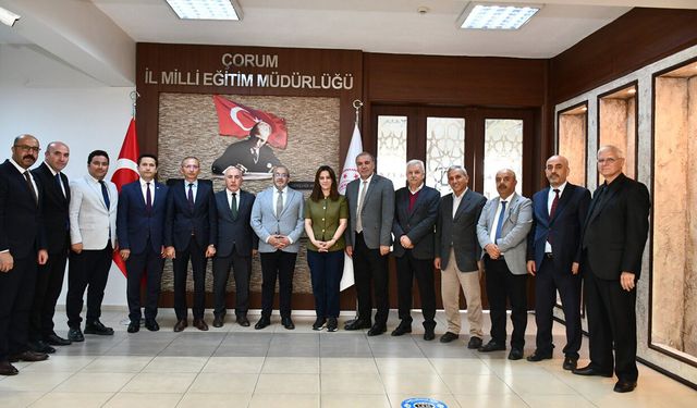 Çorum Milli Eğitim’de bayramlaşma programı düzenlendi