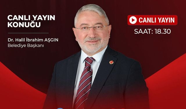 Başkan Aşgın, Habertürk canlı yayınında Çorum’u anlatacak