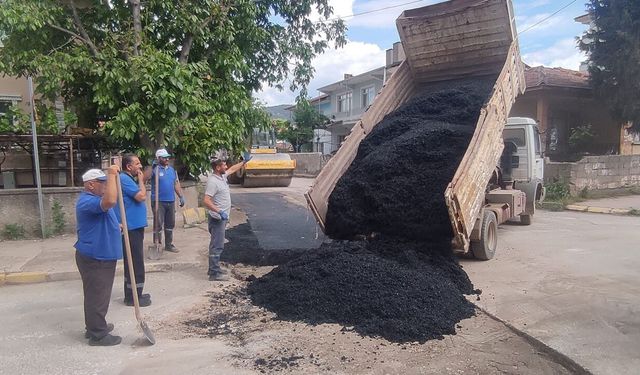 Osmancık’ta yol bakım ve onarım çalışması var