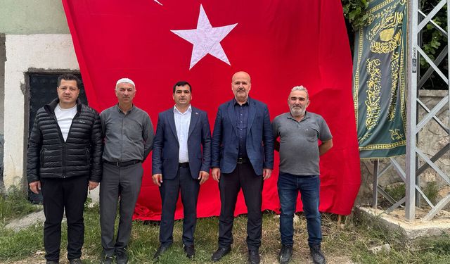 Akören Köyü’nde yağmur ve şükür duası yapıldı